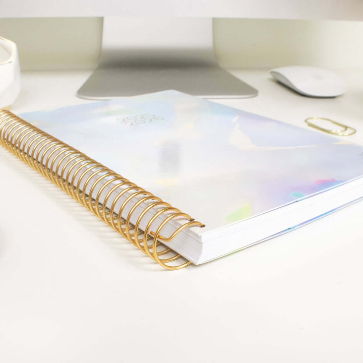 2025-26 Soft Cover Planner, 5.5" x 8.25", Iridescent Opal