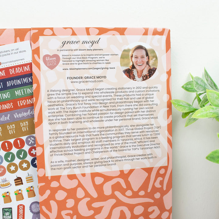 2026 Soft Cover Planner, 8.5" x 11", Moments of Grace