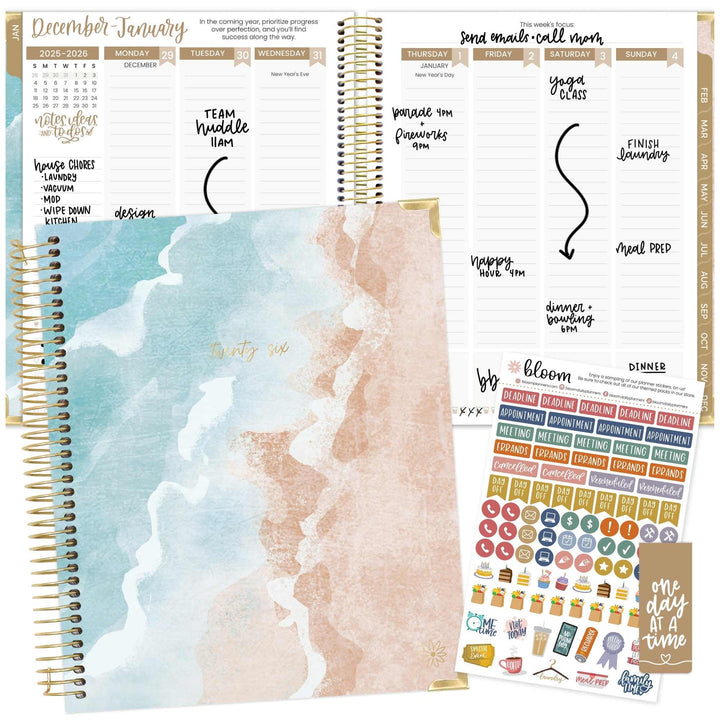 2026 Vision Planner, 7.5" x 9", Ocean Oasis