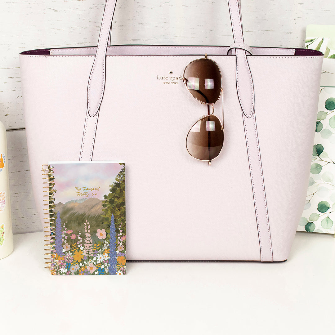 2026 Soft Cover Planner, 4" x 6", Wildflower Mountainside