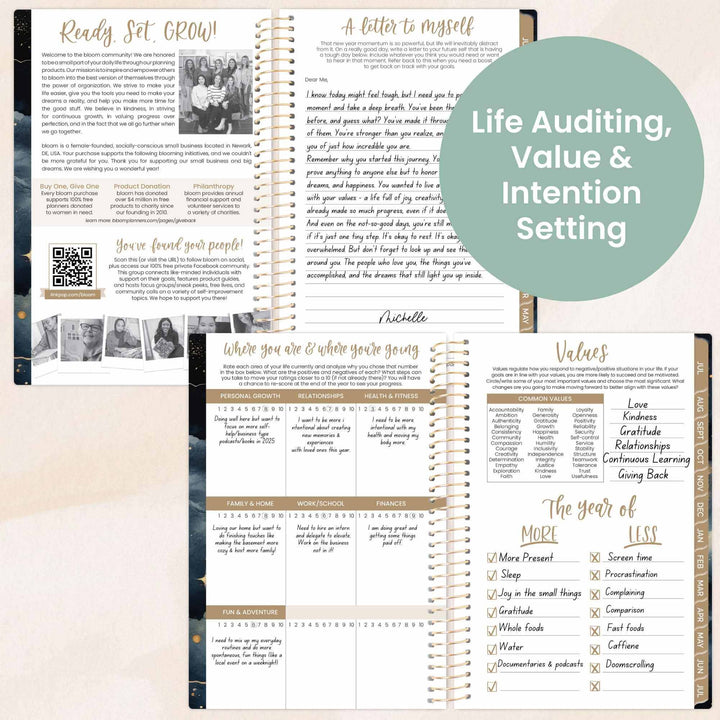 2025-26 Soft Cover Planner, 4" x 6", Midnight Sky