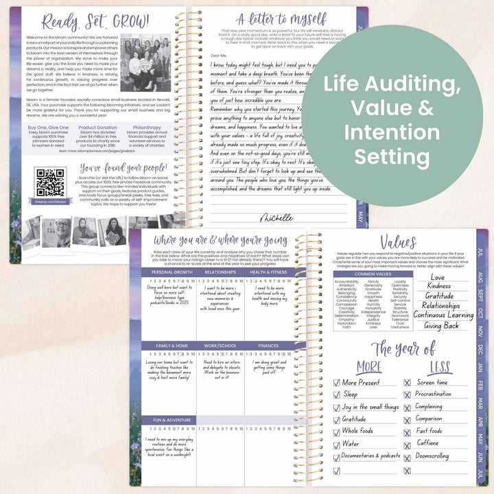 2025-26 Soft Cover Planner, 4" x 6", Mystical Mountains