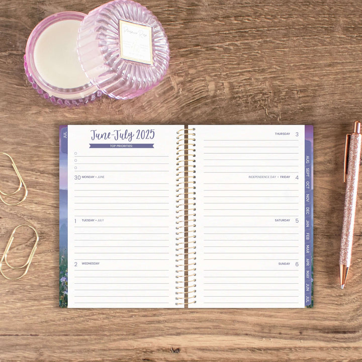 2025-26 Soft Cover Planner, 4" x 6", Mystical Mountains