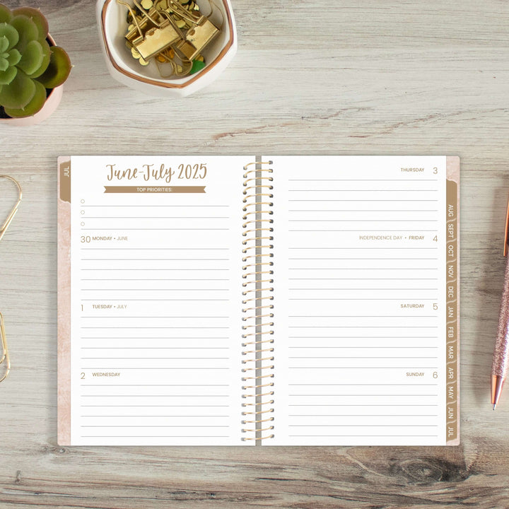 2025-26 Soft Cover Planner, 4" x 6", Ocean Oasis