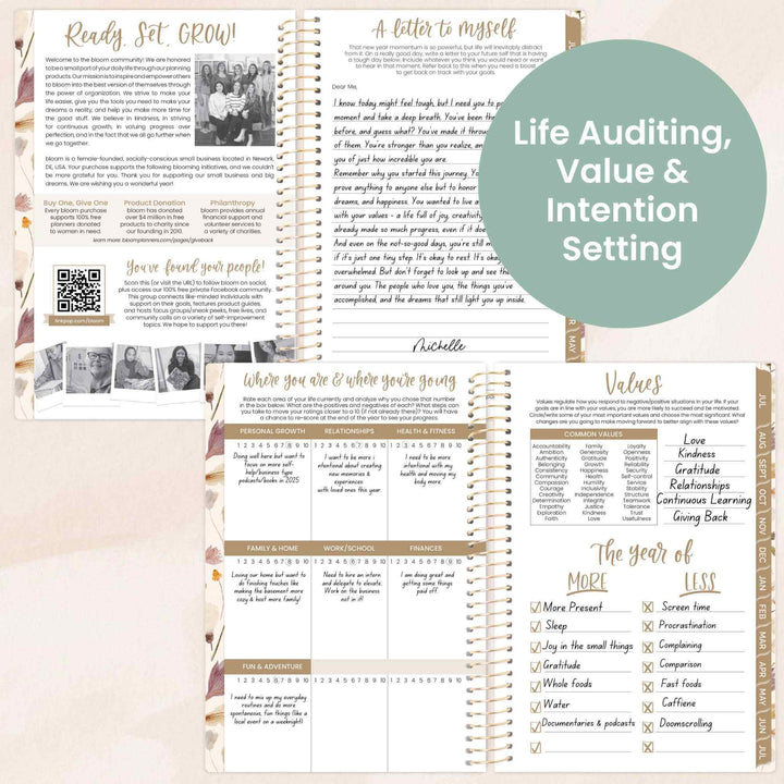 2025-26 Soft Cover Planner, 4" x 6", Butterfly Garden