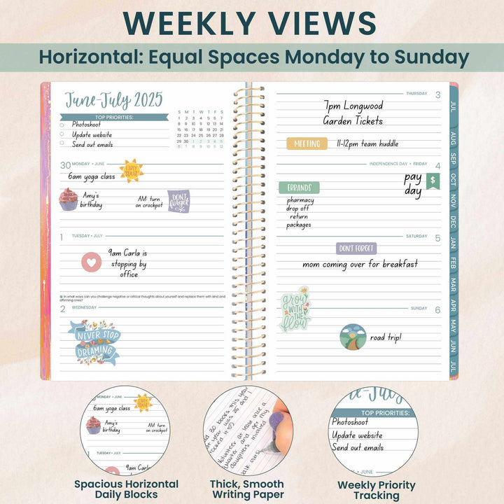 2025-26 Soft Cover Planner, 5.5" x 8.25", Creating A Life I Love