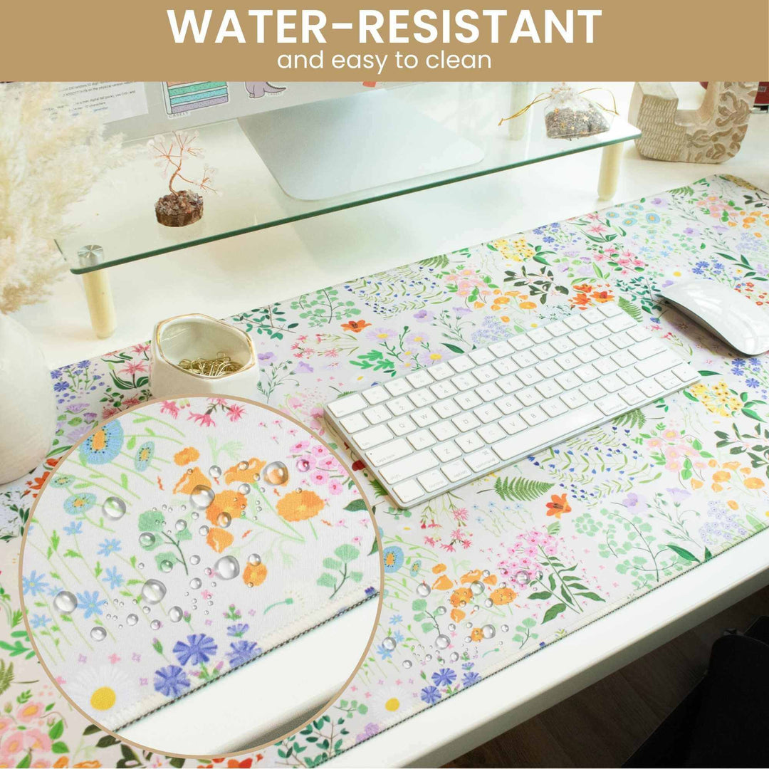 Large Desk Mat, Garden Party