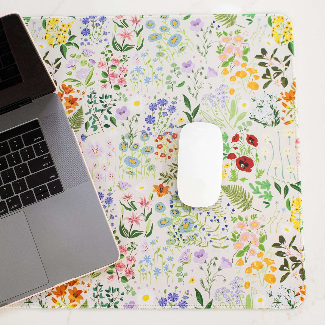 Large Desk Mat, Garden Party