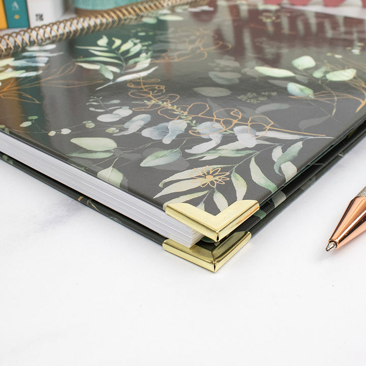 2026 Hard Cover Planner, 8.5" x 11", Eucalyptus, Green