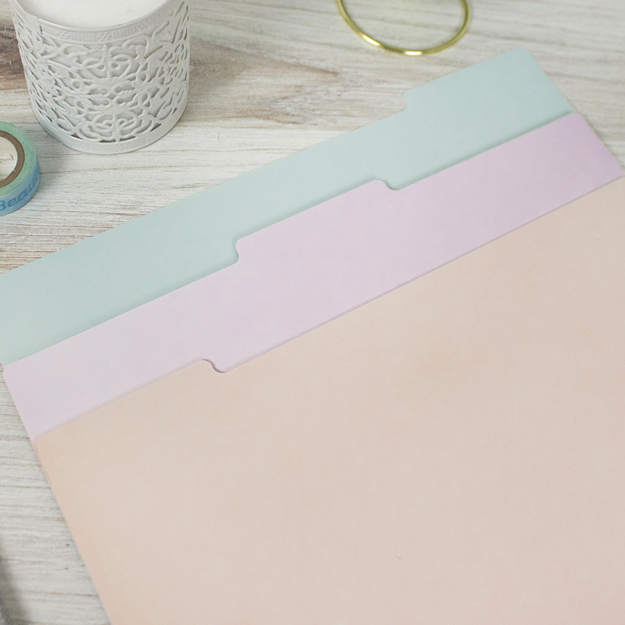 File Folder Set, 6 Pack, Garden Party