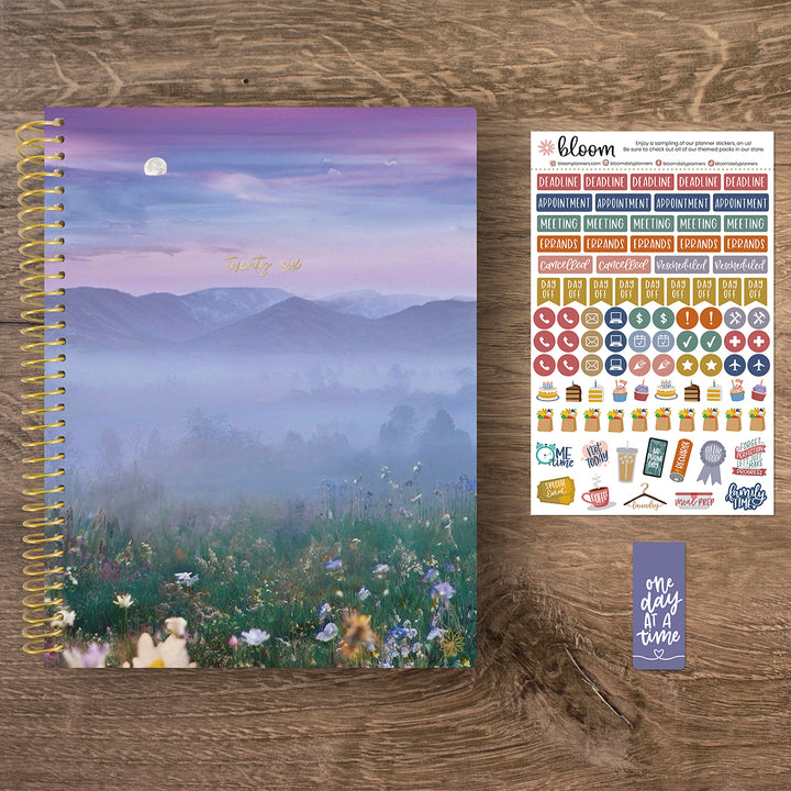 2026 Soft Cover Planner, 8.5" x 11", Mystic Mountains