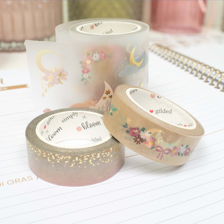 Washi & PET Tape Set, Boho Celestial - Simply Gilded x bloom