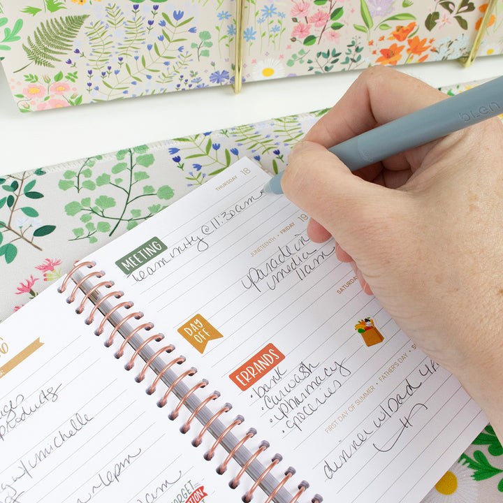 2026 Soft Cover Planner, 4" x 6", Tan Leopard