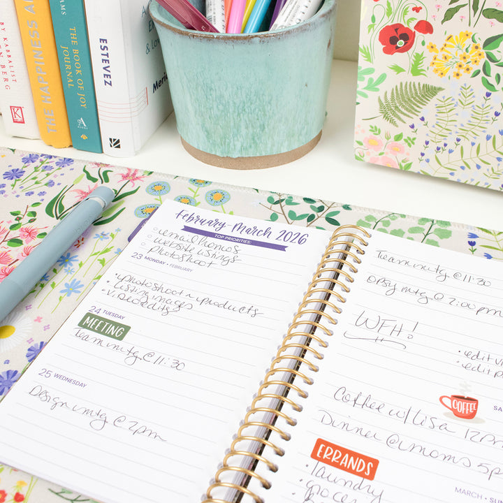 2026 Soft Cover Planner, 4" x 6", Good Things Are Coming