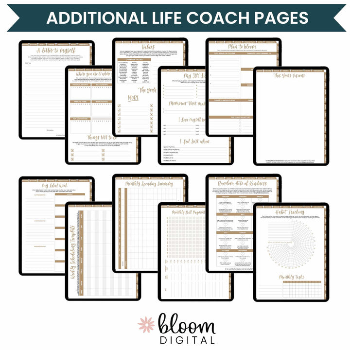 Digital Planner, Dated 2026 Vision Planner