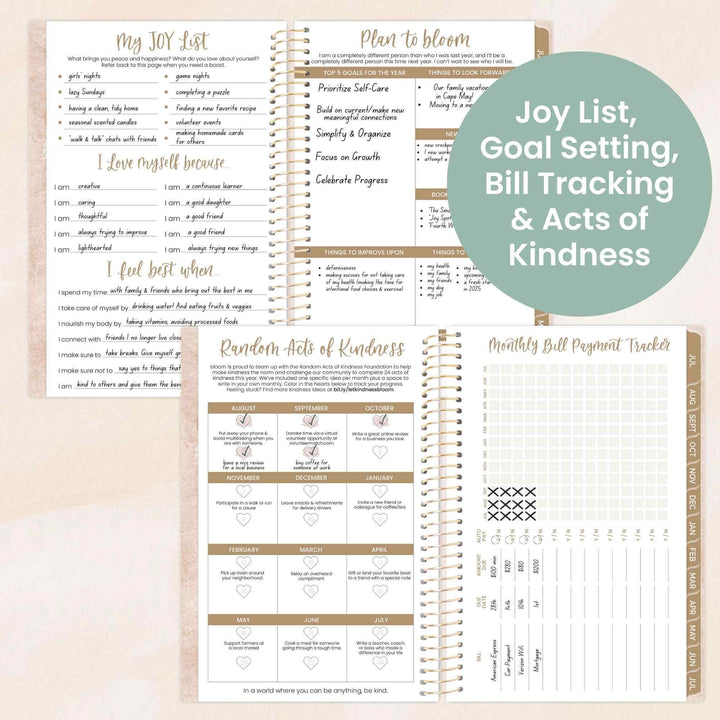 2025-26 Soft Cover Planner, 4" x 6", Ocean Oasis