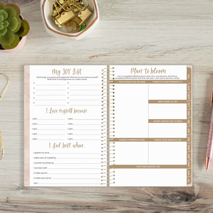 2025-26 Soft Cover Planner, 4" x 6", Ocean Oasis