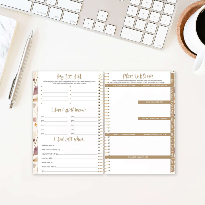 2025-26 Soft Cover Planner, 4" x 6", Butterfly Garden