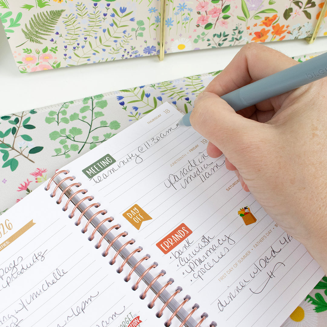 2026 Soft Cover Planner, 4" x 6", Checkered