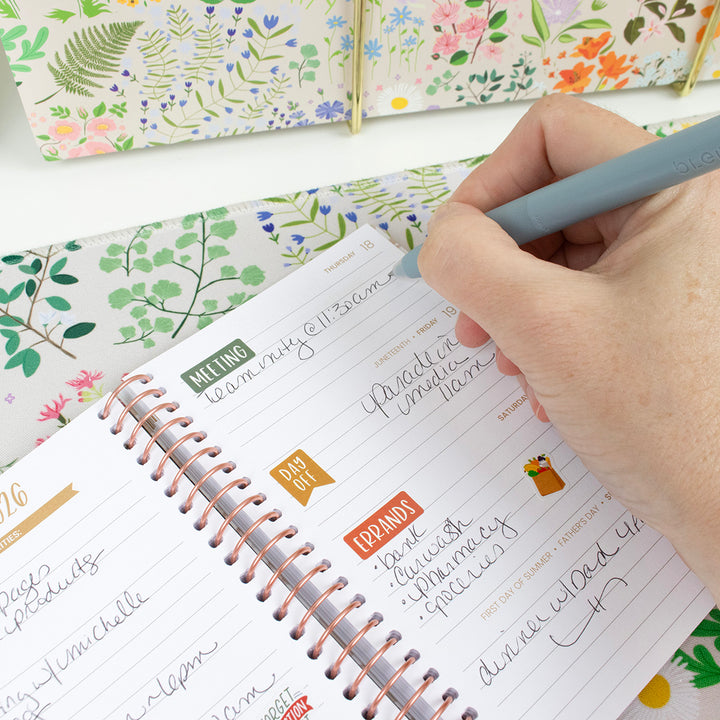 2026 Soft Cover Planner, 4" x 6", Checkered