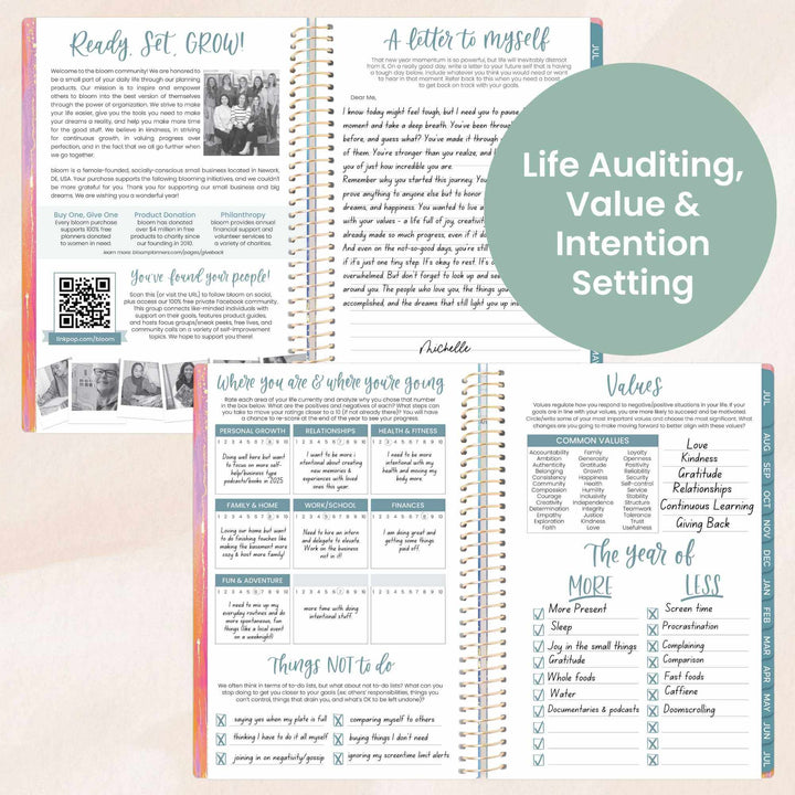 2025-26 Soft Cover Planner, 5.5" x 8.25", Creating A Life I Love