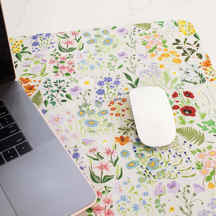 Large Desk Mat, Garden Party