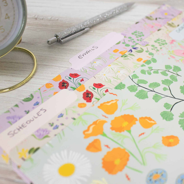 File Folder Set, 6 Pack, Garden Party