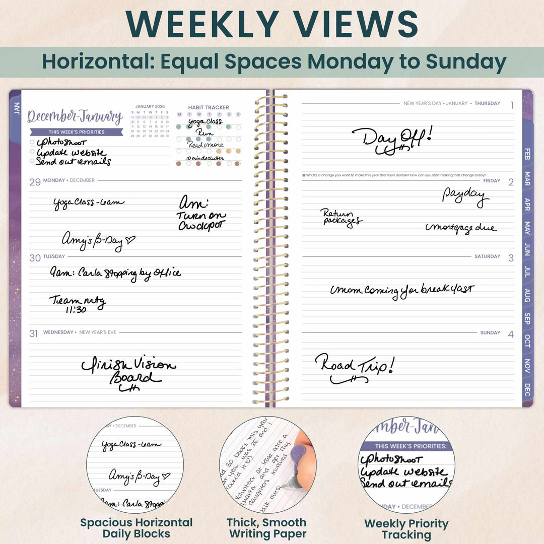 2026 Soft Cover Planner, 8.5" x 11", Good Things are Coming