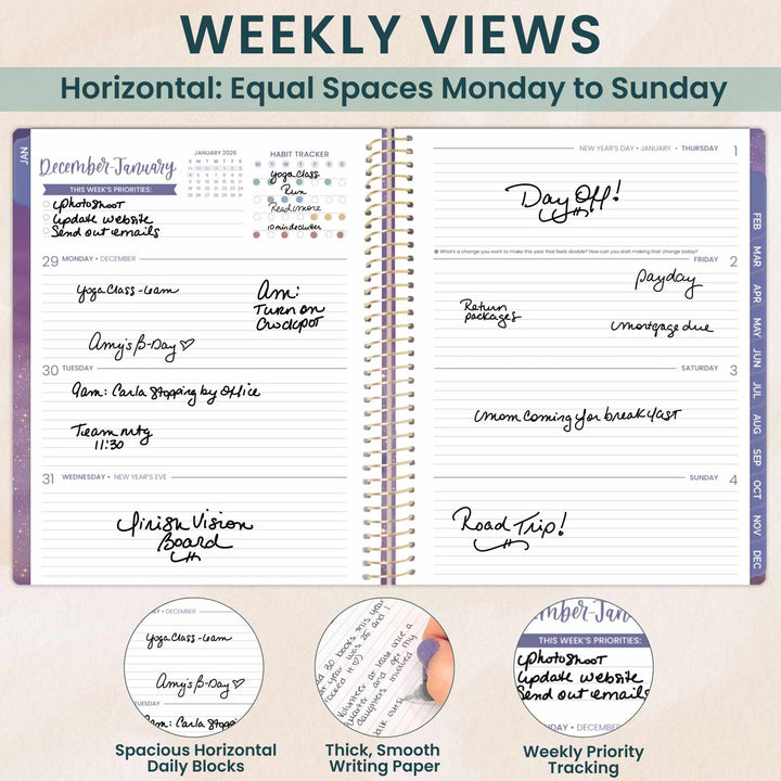 2026 Soft Cover Planner, 8.5" x 11", Good Things are Coming