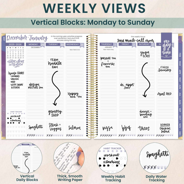 2026 Vision Planner, 7.5" x 9", Good Things Are Coming