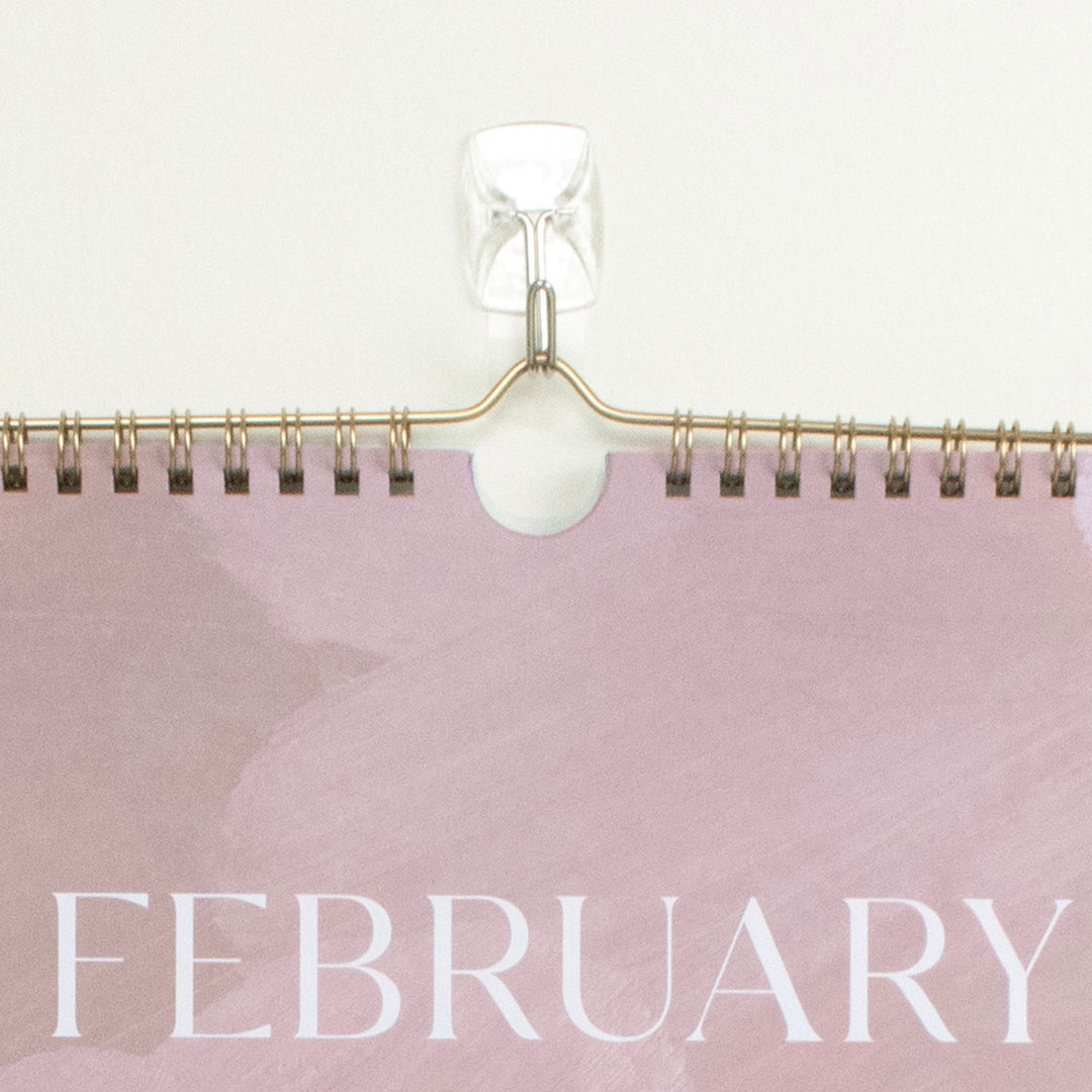 2026 Hanging Calendar, 11" x 17", Paint Strokes