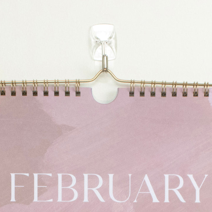 2026 Hanging Calendar, 11" x 17", Paint Strokes