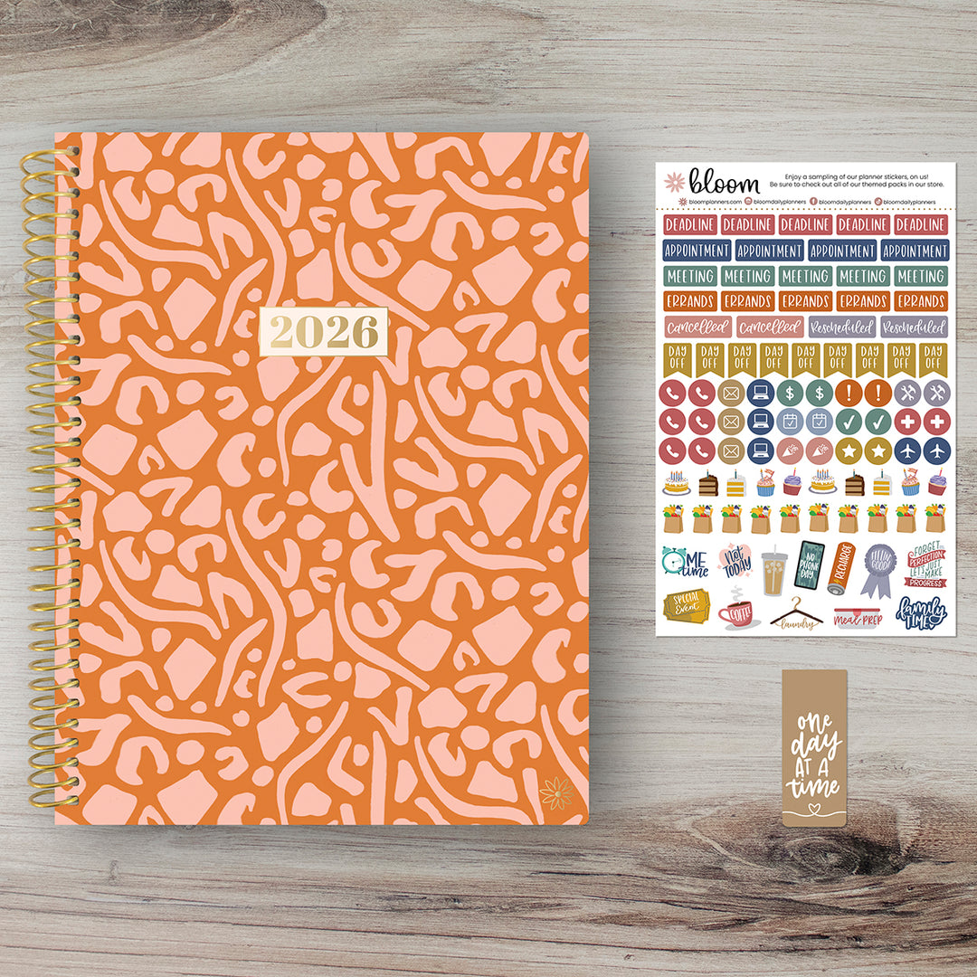 2026 Soft Cover Planner, 8.5" x 11", Moments of Grace