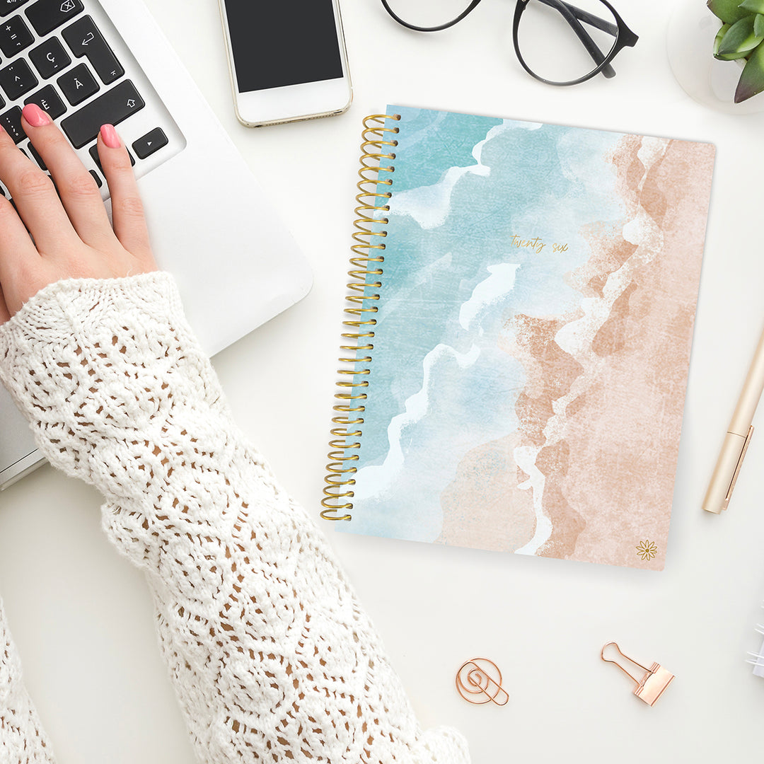 2026 Soft Cover Planner, 8.5" x 11", Ocean Oasis