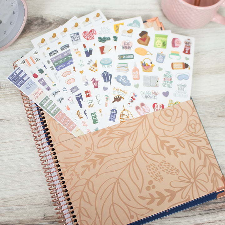 Planner Stickers, Rest is Self-Care Pack