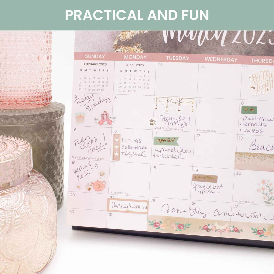 Planner Stickers, Simply Gilded x bloom Boho Celestial Sticker Pack