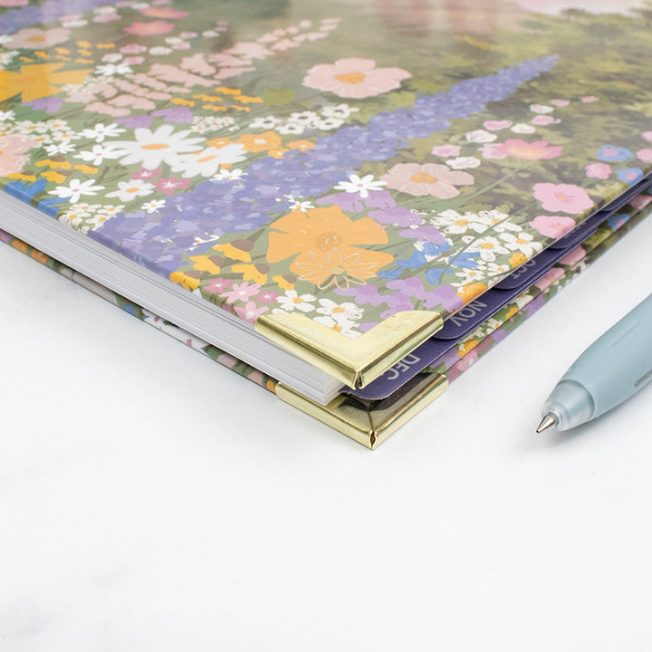 2026 Hard Cover Planner, 8.5" x 11", Wildflower Mountainside