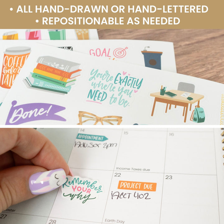 Planner Stickers, Student Pack
