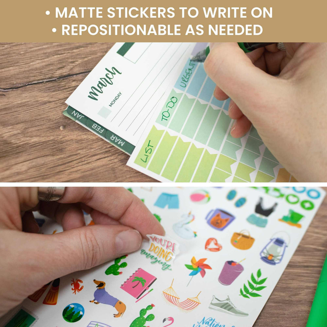 Planner Sticker Value Pack, Monthly Celebrations, Bright