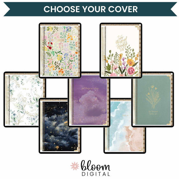 Digital Planner, Dated 2026 Vision Planner