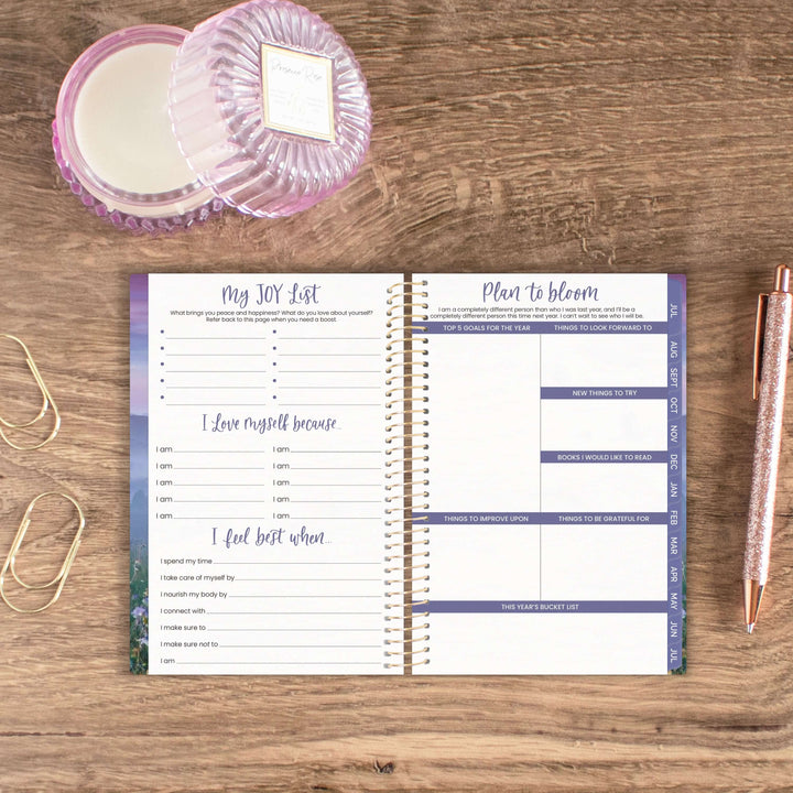 2025-26 Soft Cover Planner, 4" x 6", Mystical Mountains