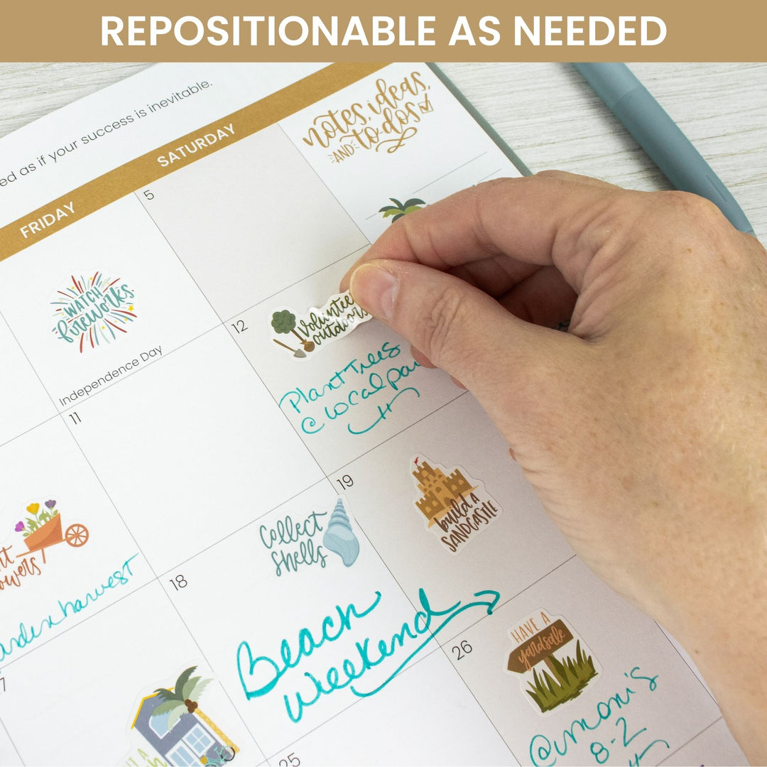 Planner Stickers, Seasonal Bucket Lists