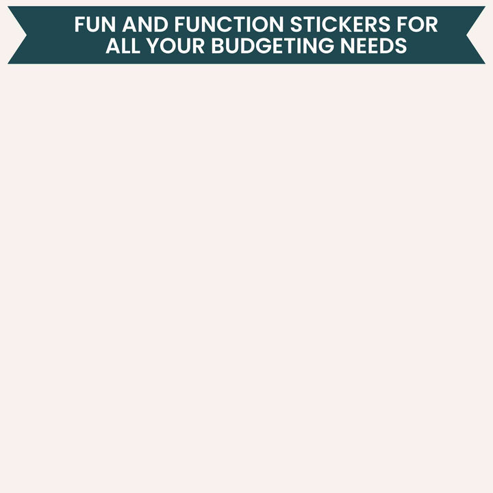 Digital Planner Stickers, Budget V2