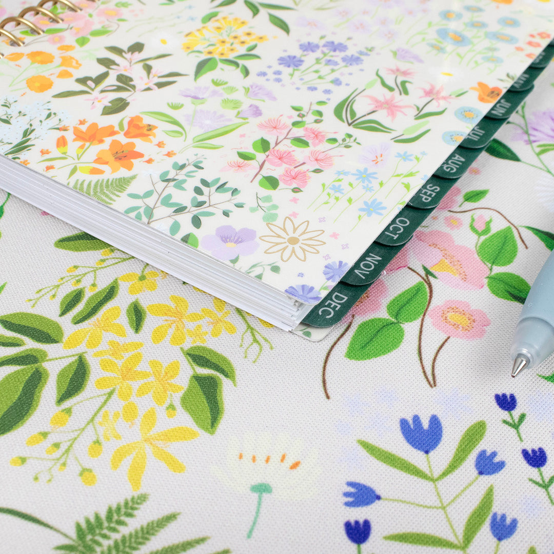 2026 Soft Cover Planner, 4" x 6", Garden Party, Beige