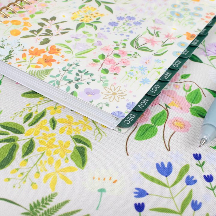 2026 Soft Cover Planner, 4" x 6", Garden Party, Beige