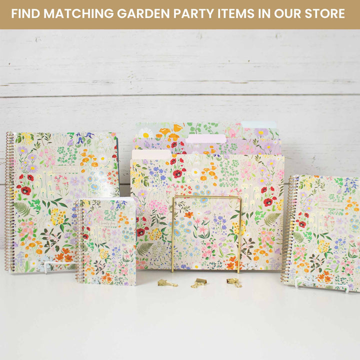File Folder Set, 6 Pack, Garden Party