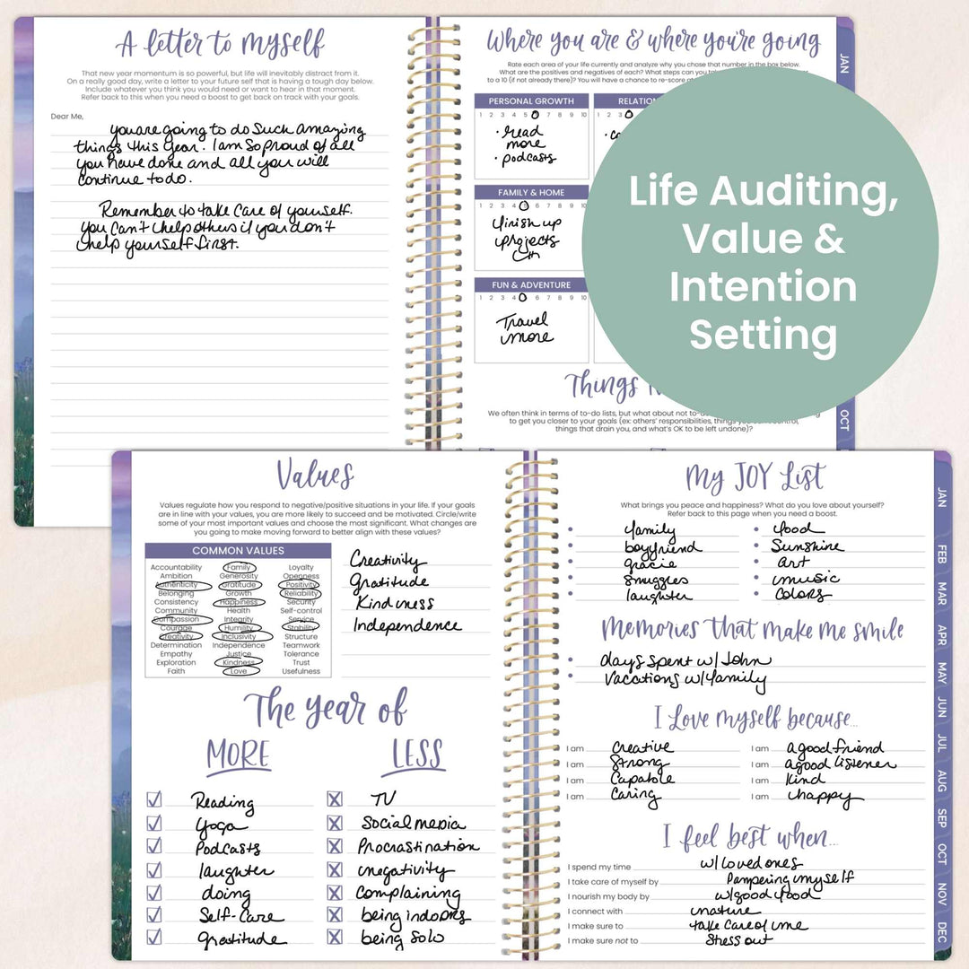 2026 Soft Cover Planner, 8.5" x 11", Mystic Mountains