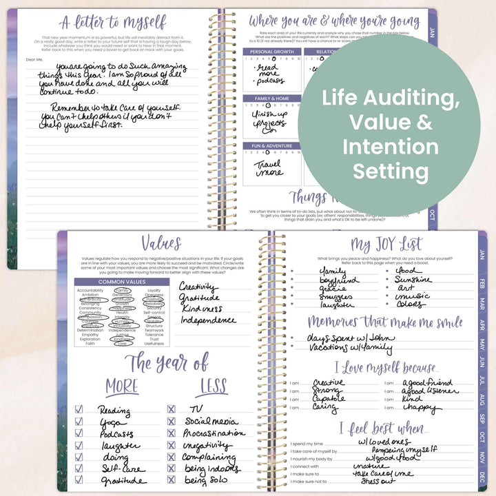 2026 Soft Cover Planner, 8.5" x 11", Mystic Mountains