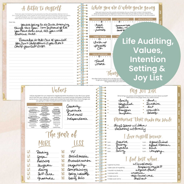 2026 Hard Cover Planner, 8.5" x 11", Ocean Oasis