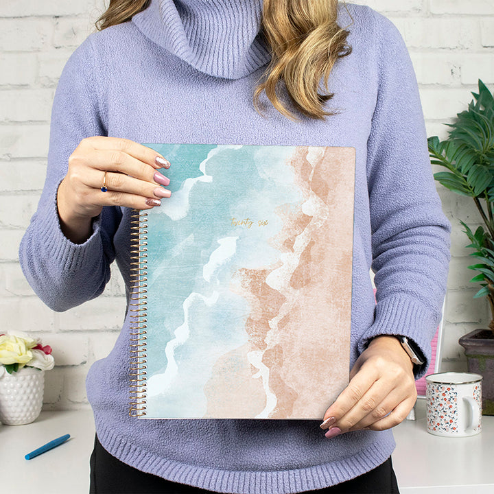 2026 Soft Cover Planner, 8.5" x 11", Ocean Oasis